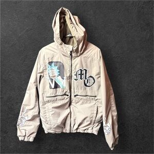 Members Only x Adult Swim Rick & Morty Jacket Coat Size M